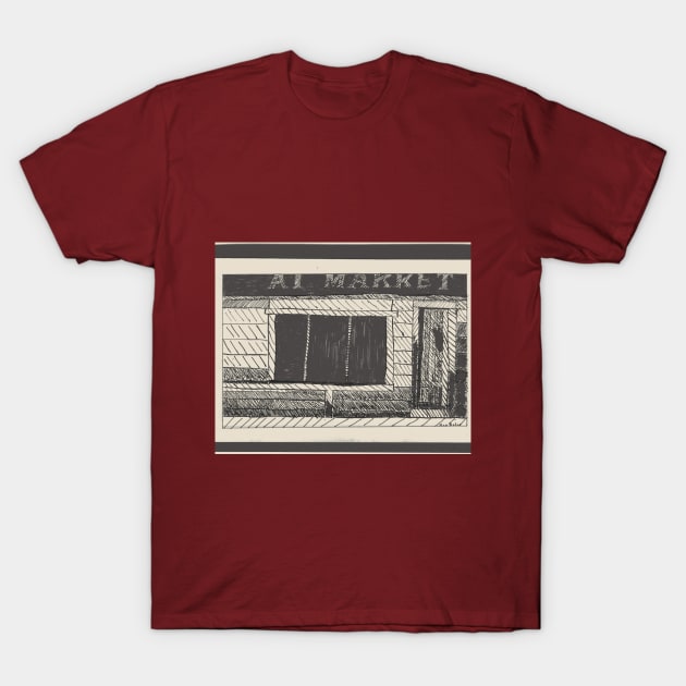 Al's Market T-Shirt by Loose Tangent Arts